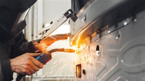 welding a patch in sheet metal|welding auto body patch panels.